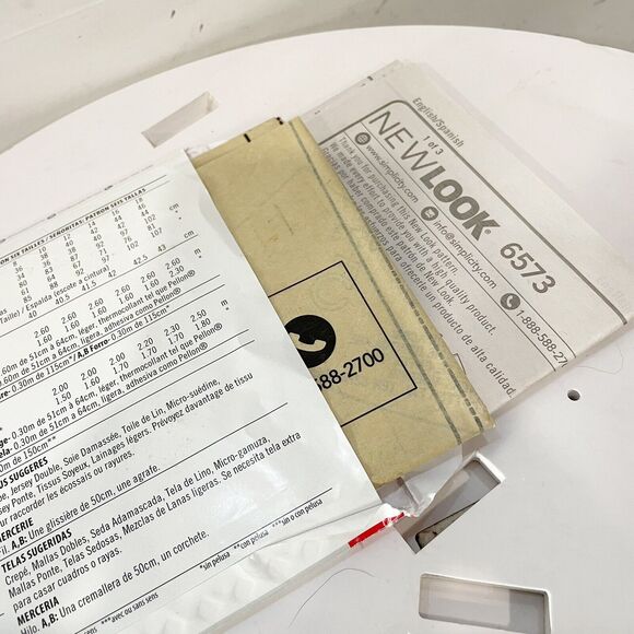 UNCUT New Look Simplicity Women Sewing Pattern 6573 Easy  Dress‎ Jacket Sz 8-18 - Picture 4 of 6